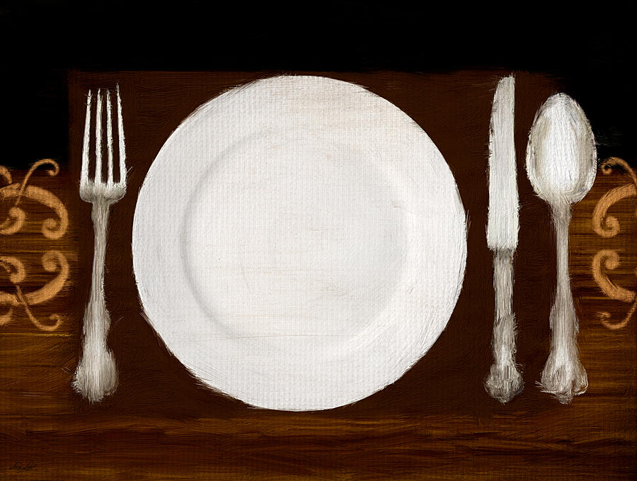 Spoon Still Life Digital Art - Dining Etiquette by Lourry Legarde