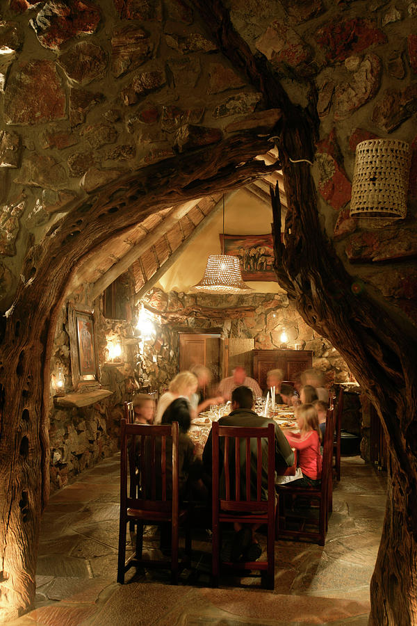 Dinner At A Game Reserve In South Photograph by Clay McLachlan Dinner At A Game Reserve In South Photograph by Clay McLachlan