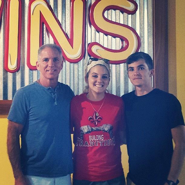 Dinner Date With My Pops And Little Bro Photograph by Brittany Hardy