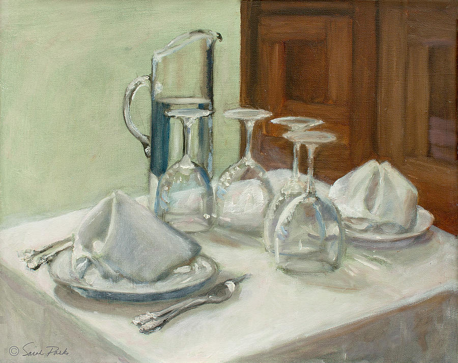 Dinner Table Painting by Sarah Parks