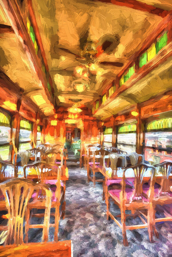 Dinning Car Photograph by Paul W Faust -  Impressions of Light