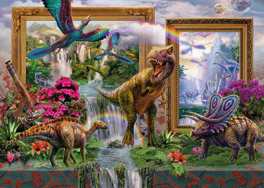 Prehistoric Digital Art - Dinoblend by MGL Meiklejohn Graphics Licensing
