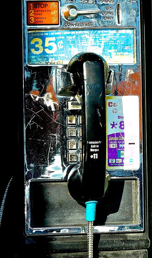 Pay Phone Photograph - Dinosaur  by Jacqueline Howe