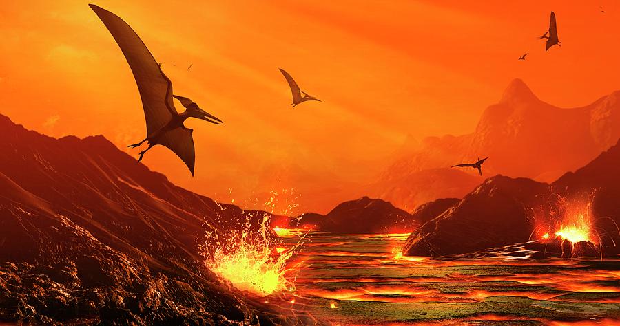 Dinosaur Extinction Event Photograph by Mark Garlick/science Photo Library