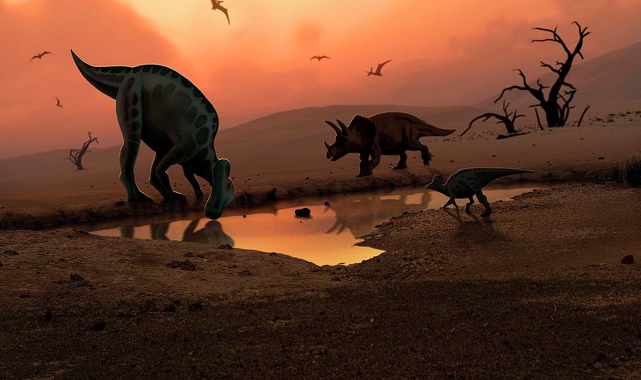 dinosaur revolution the watering hole