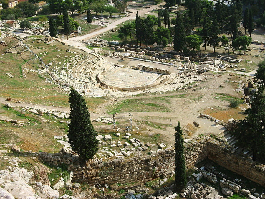 Dionysus Eleuthereus Theater Photograph