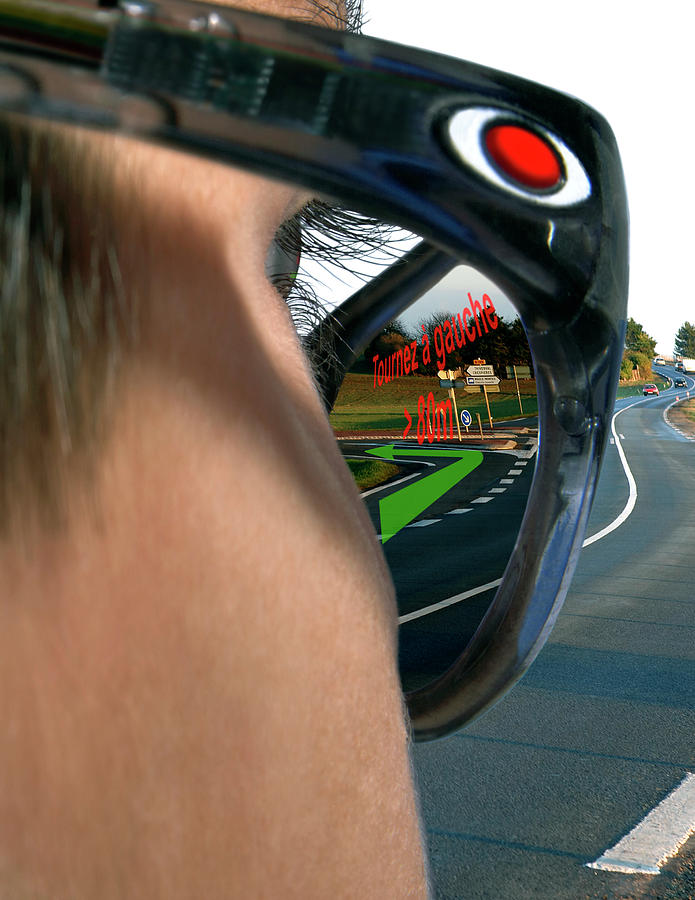 Direction-finding Glasses Of The Future Photograph by Pascal Goetgheluck/science Photo Library