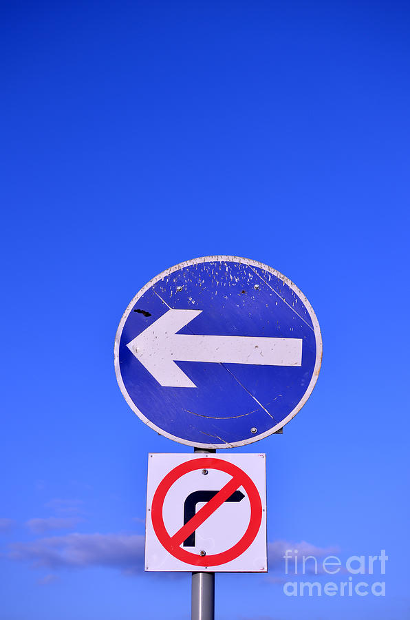 Sign Photograph - Directions by Paulo Simao