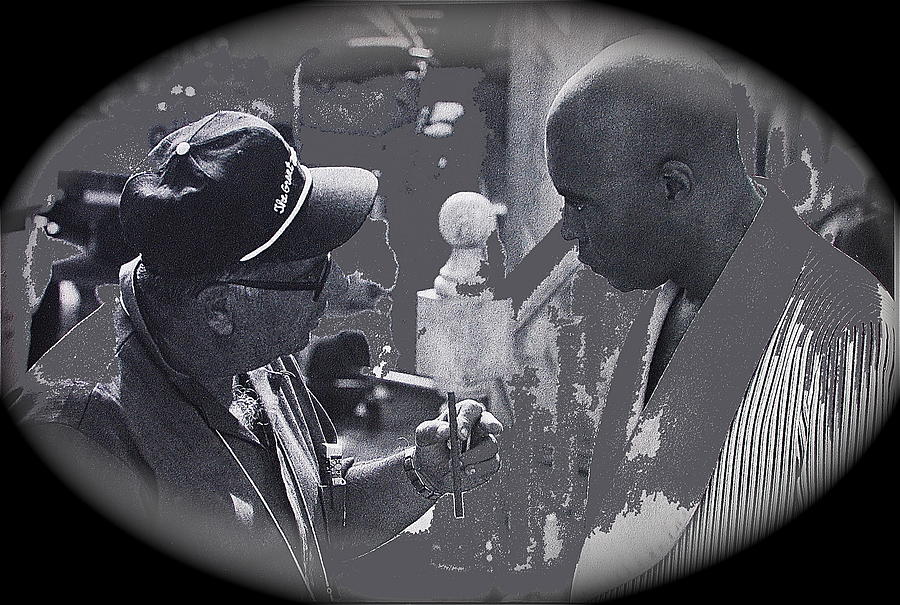 Director Martin Ritt And James Earl Jones 2 The Great White Hope Set Globe Arizona 1969-2013 Photograph by David Lee Guss