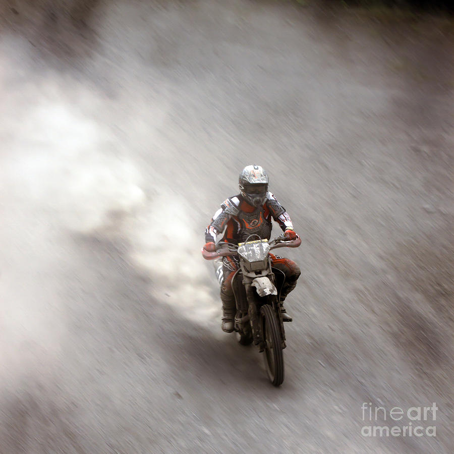 Dirt Bike Race Photograph by Ang El