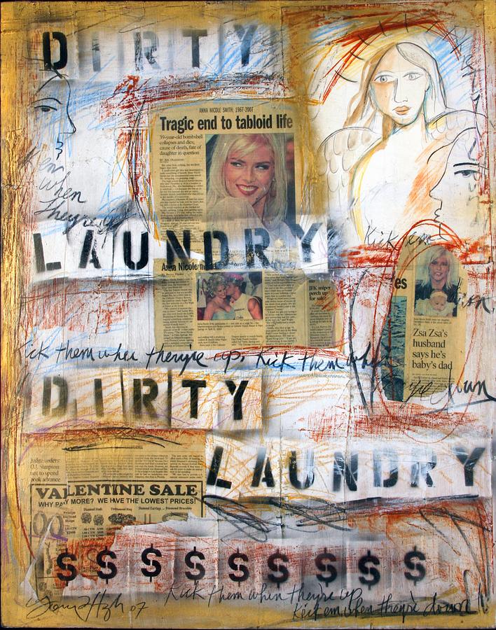 Dirty Laundry Mixed Media by Gerry High