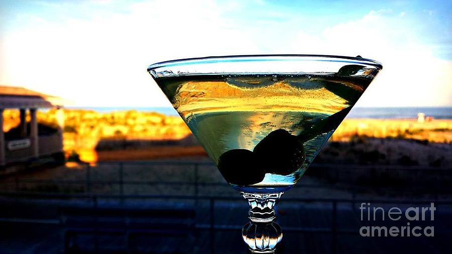 Dirty Martini On Beach Photograph by Beth Ferris Sale