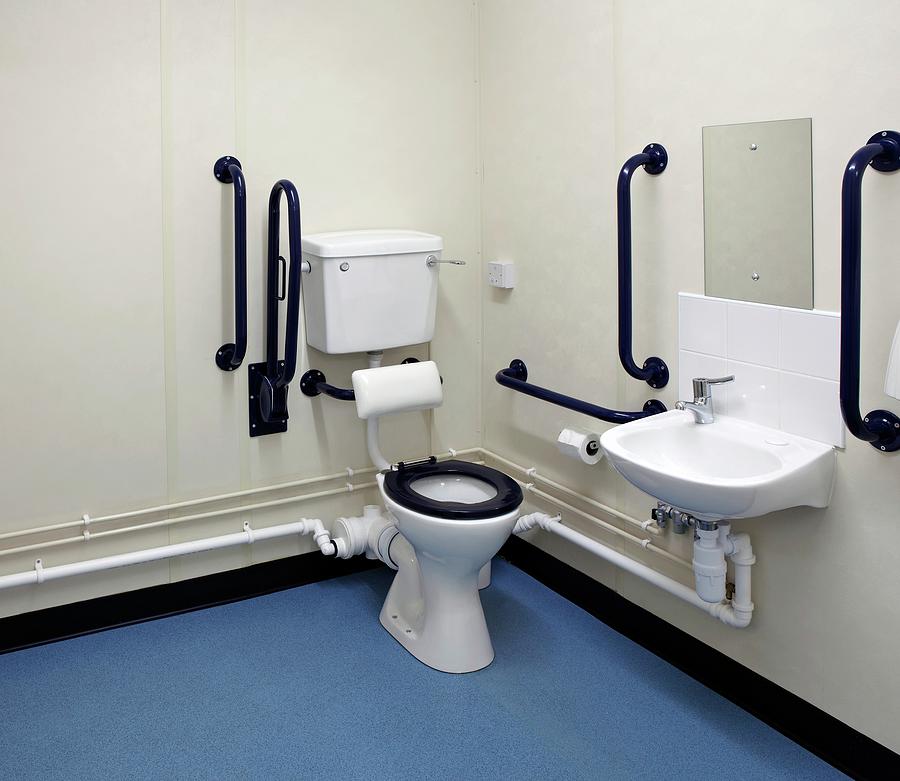 Disabled Photograph - Disabled Washroom And Lavatory by Mark Sykes Disabled Photograph - Disabled Washroom And Lavatory by Mark Sykes