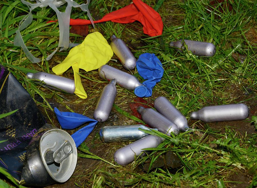 Discarded Laughing Gas Capsules Photograph by Cordelia Molloy - Fine ...