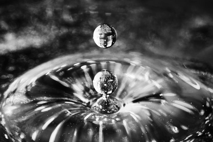 Disco water drop Photograph by Arkady Kunysz
