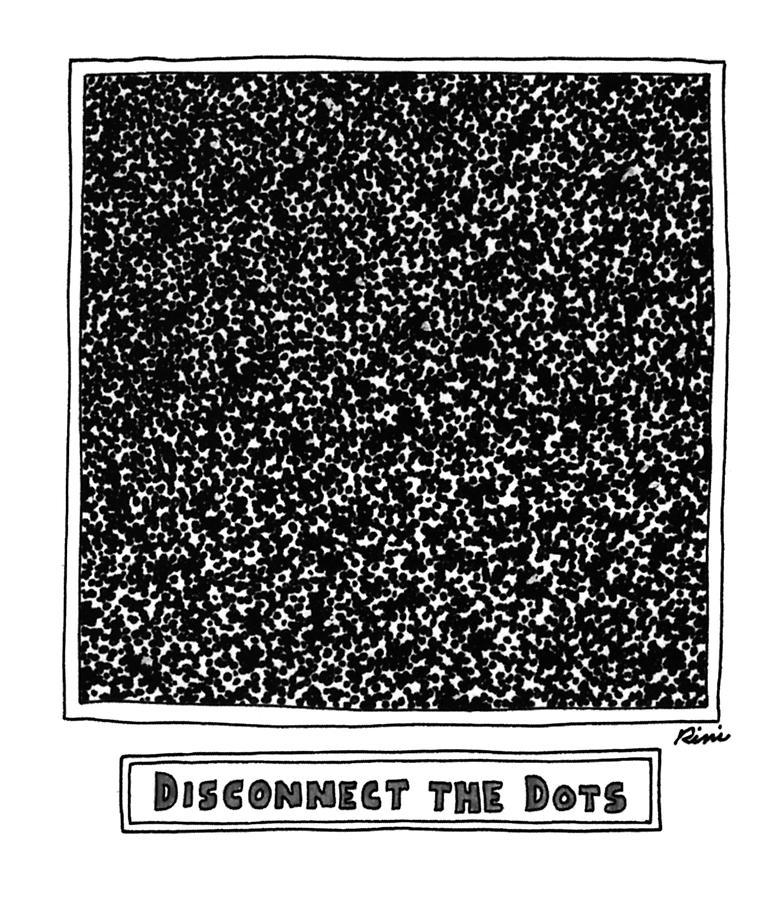 Disconnect The Dots Drawing by J.P. Rini