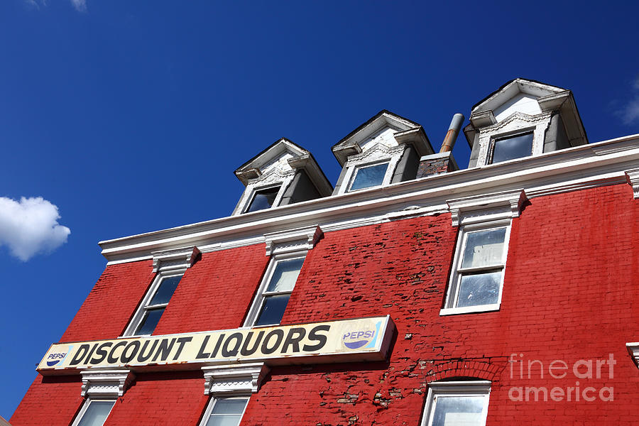 Discount Liquor Store Photograph by James Brunker