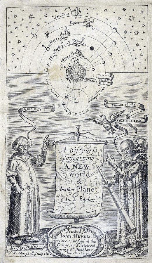 Discourse Concerning A New Planet, 1640 Photograph by Folger Shakespeare Library