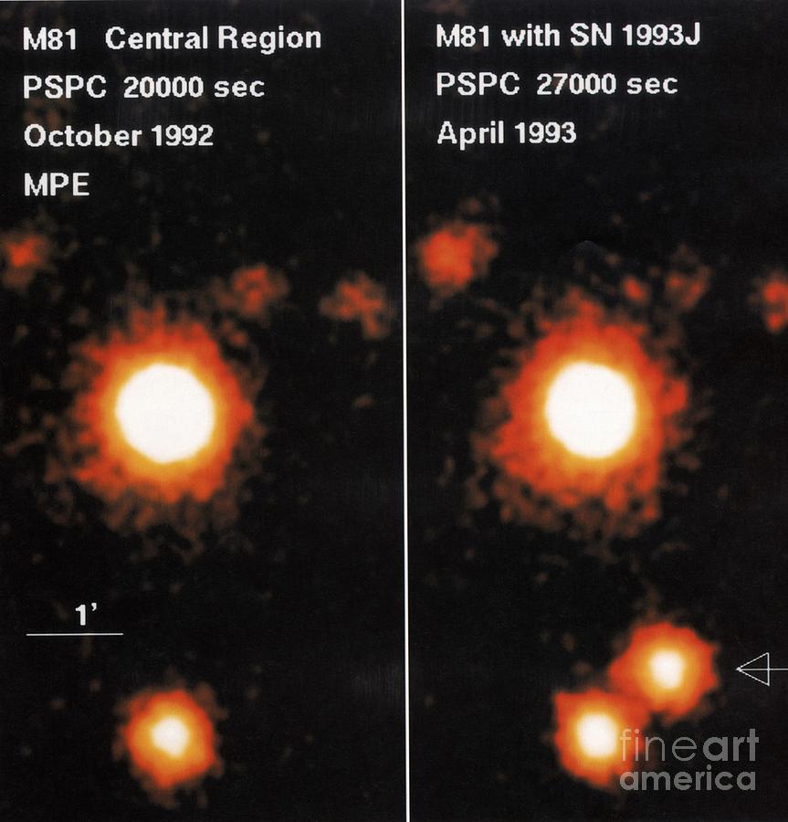 Discovery Of Supernova 1993j Photograph by Max-planck-institut Fur ...