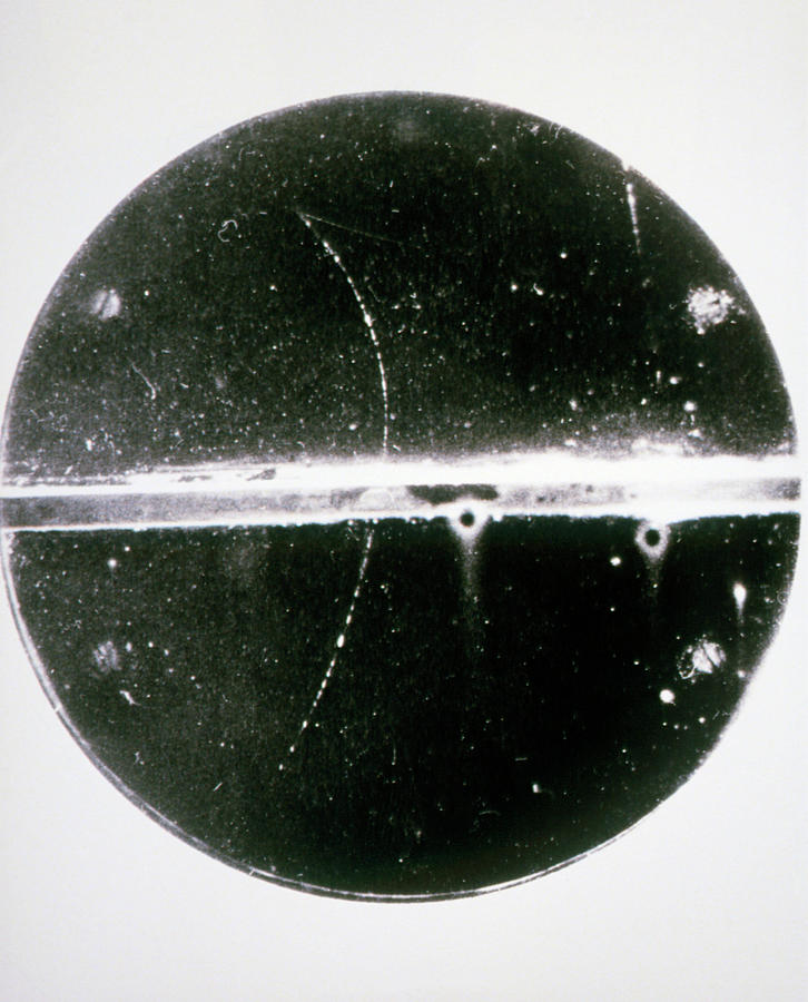 Discovery Photo Of The Positron Photograph by Carl Anderson/science Photo Library