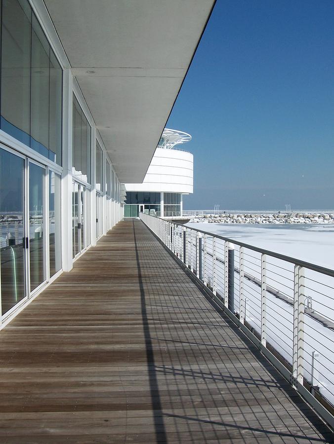 Discovery World Deck In Winter Photograph