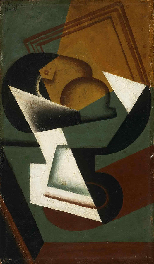 Dish of Fruit Painting by Juan Gris