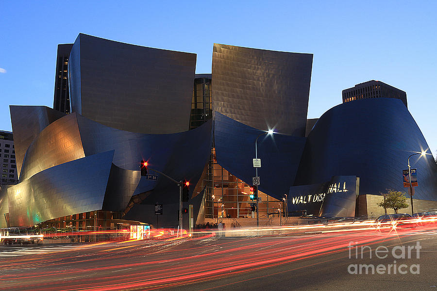 Abstract Photograph - Disney Concert Hall by Kevin Ashley