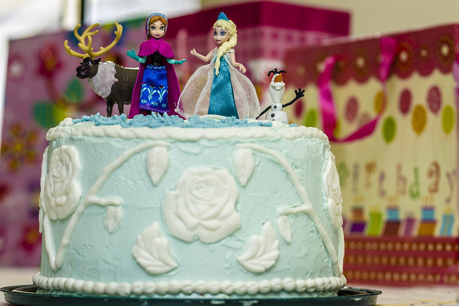 Disney Photograph - Disney Frozen Cake by Stephen Brown