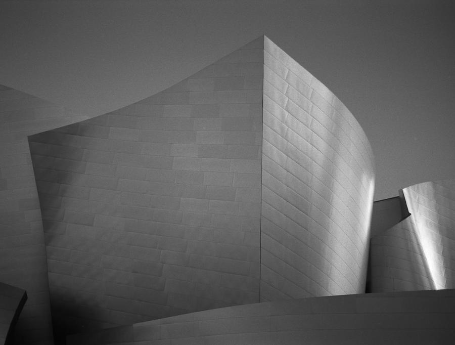 Disney Hall BW Photograph by Guillermo Rodriguez