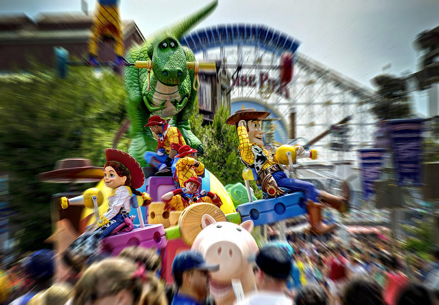 Paradise Photograph - Disney Parade by Ricky Barnard