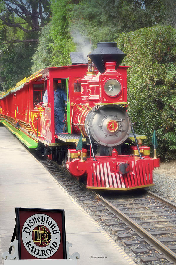 Train Ride Magic Kingdom Photograph by Thomas Woolworth - Fine Art America