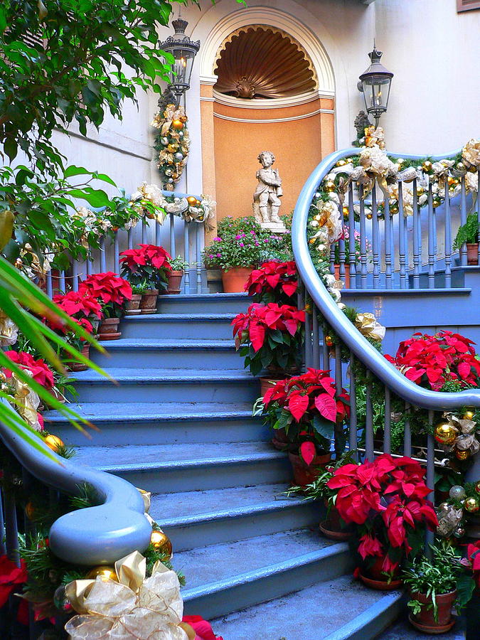 Disneyland Staircase Photograph by Jeff Lowe