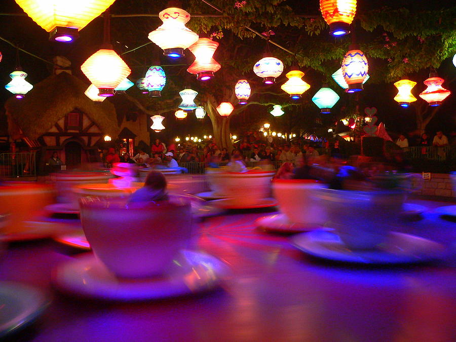 Disneyland Teacups  Photograph by Jeff Lowe