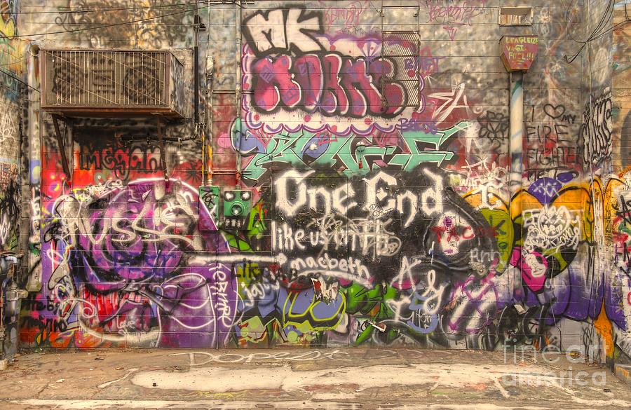Graffiti Photograph - Disorderly Conduct by Anthony Wilkening