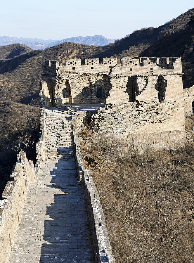 Disrepair on the Great Wall of China Photograph by Brendan Reals - Pixels