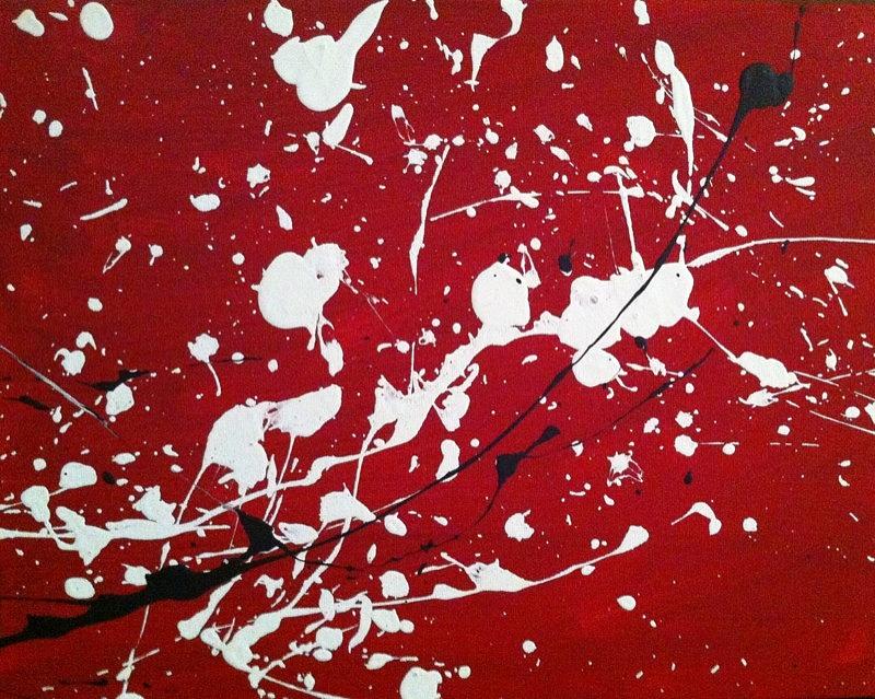 Abstract Painting - DISSIDENT  Pollock Inspired by Vanessa Carpenter