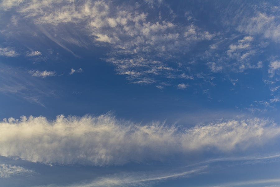 Summer Photograph - Distant Clouds by David Pyatt