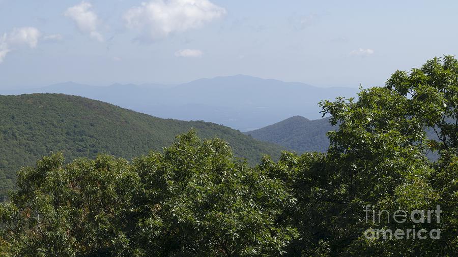 Distant Peak - Blue Ridge Mountains Photograph by MM Anderson