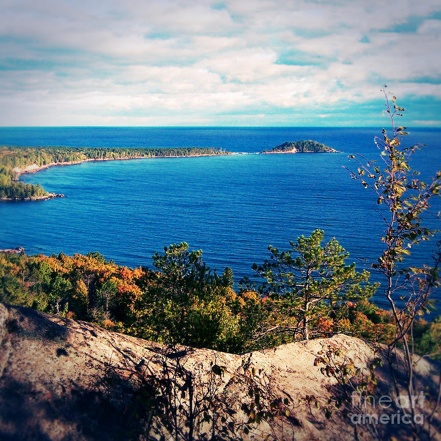 Distant Shores of Lake Superior Photograph by Phil Perkins