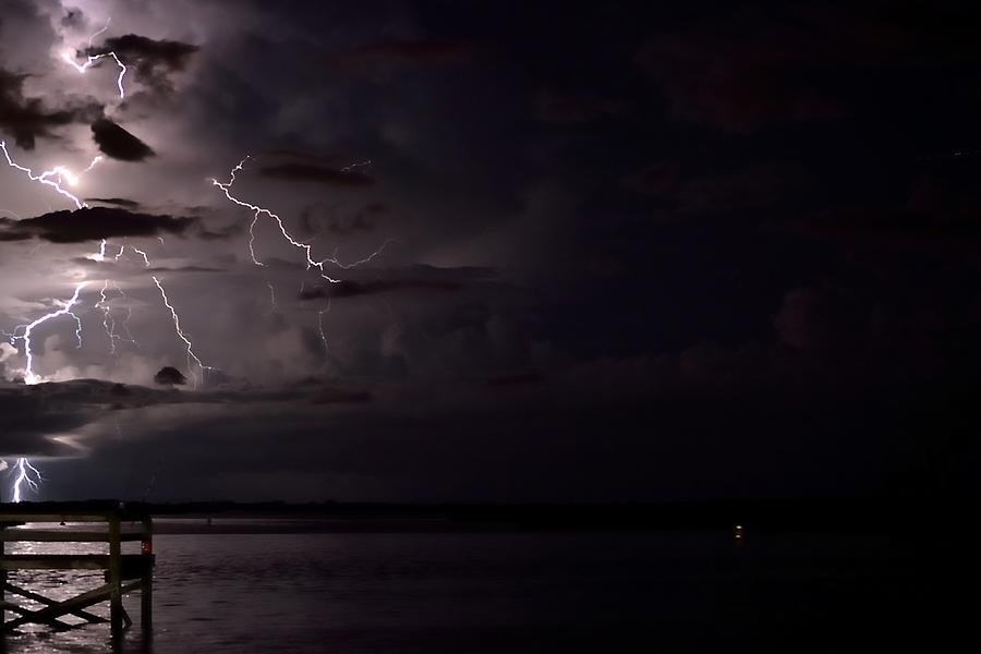 Distant Storm 2 Photograph by Richard Zentner