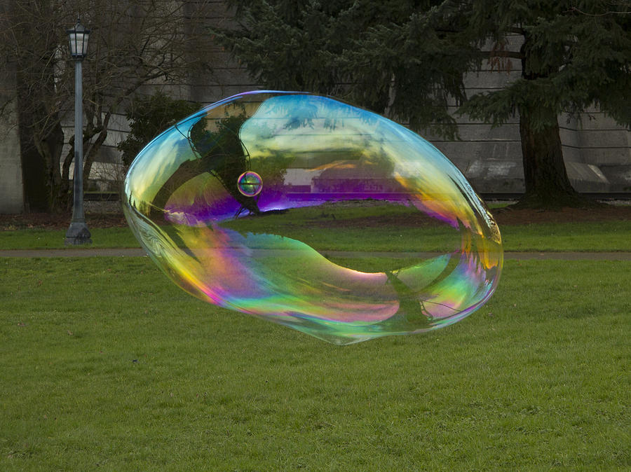 Distorted Bubble Photograph by Jean Noren