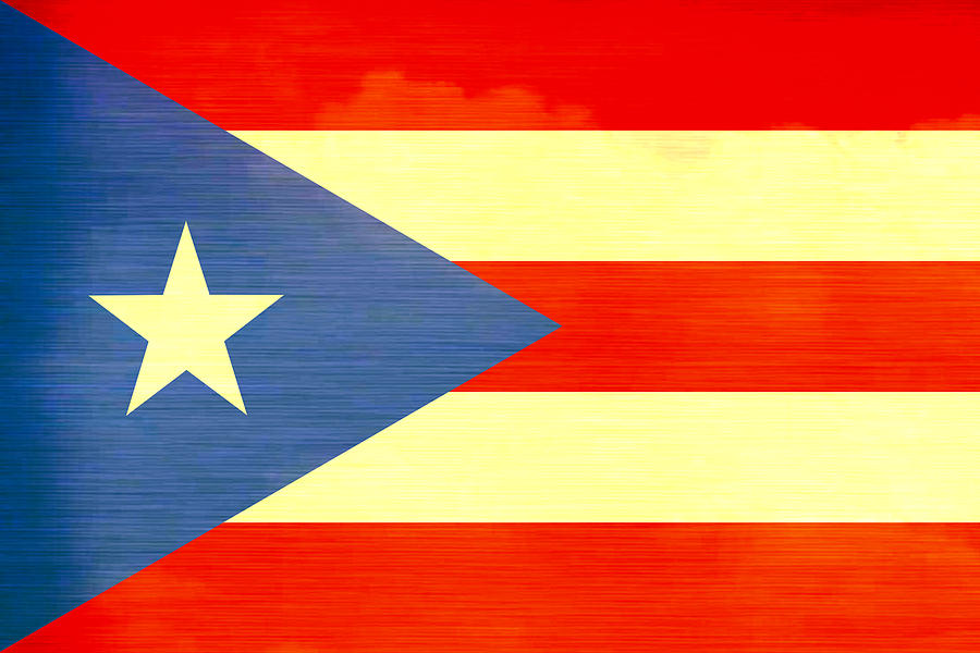 Distressed Puerto Rico Flag Digital Art by Dan Sproul