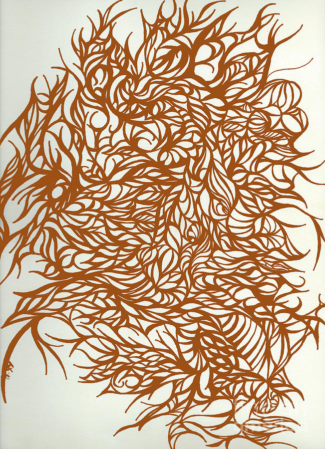 Orange Divergence Digital Art by JamieLynn Warber