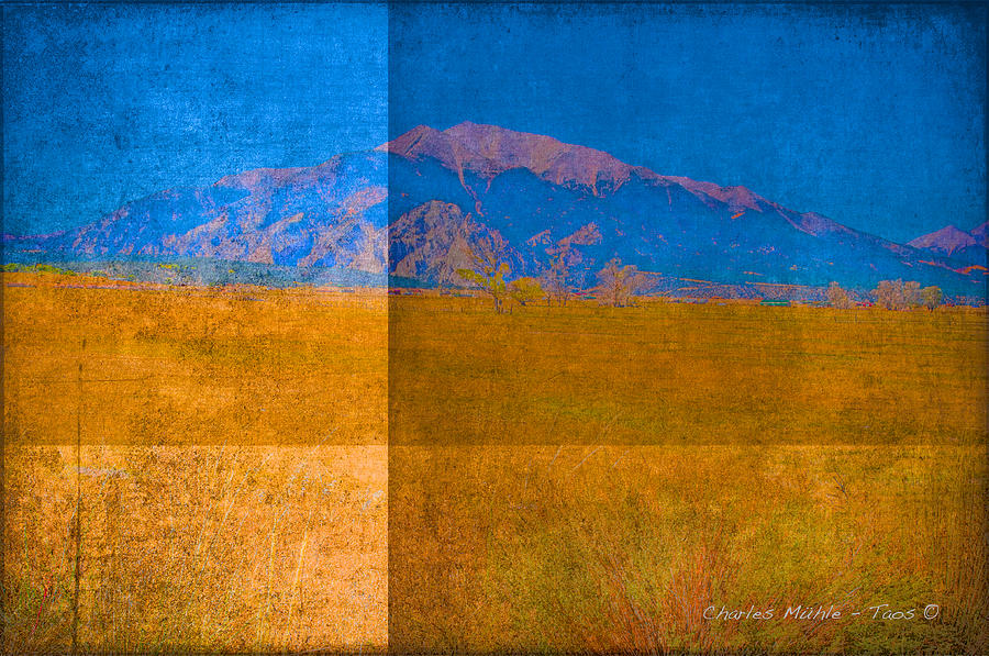 Divided Land Mixed Media by Charles Muhle