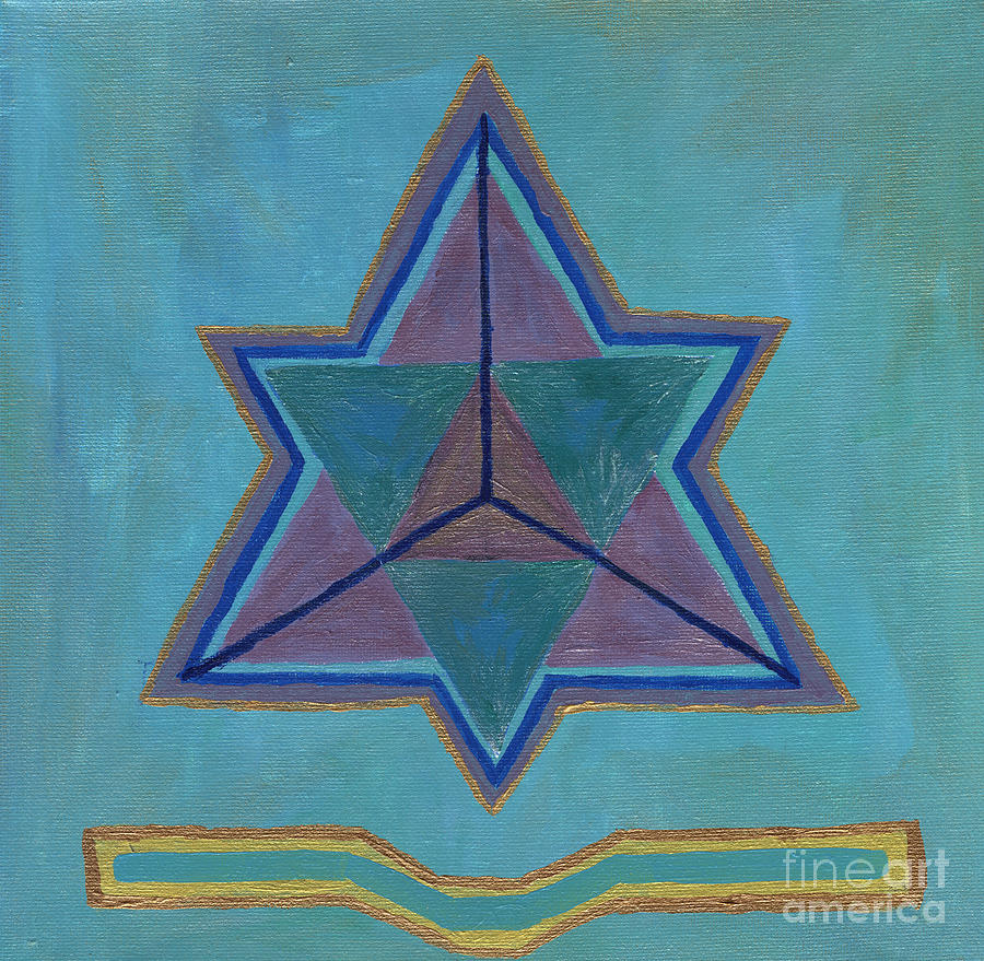 Divine Balance Painting by Julia Stubbe