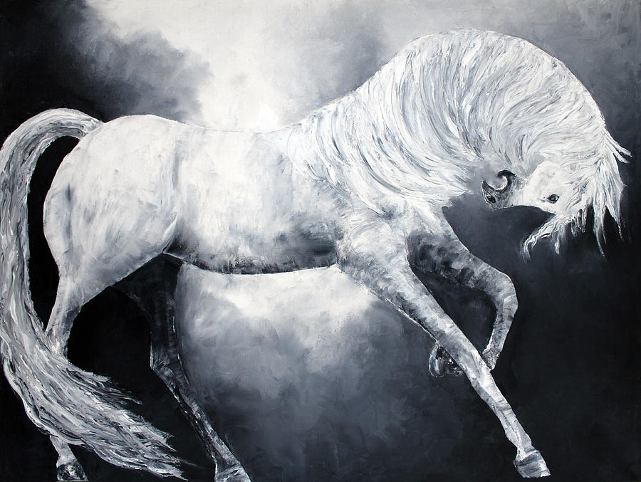 Divine Equine Painting by Jennifer Godshalk