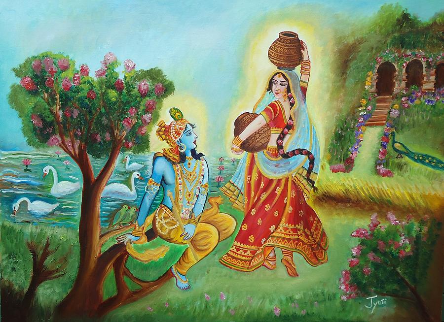 lord krishna and radha love