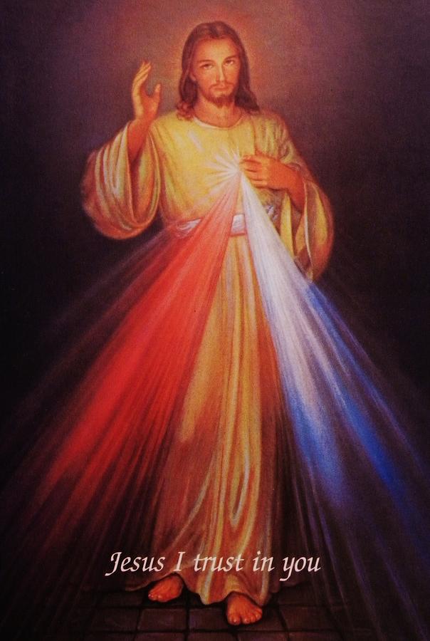 Jesus Christ Photograph - Divine Mercy big file by Anna Baker