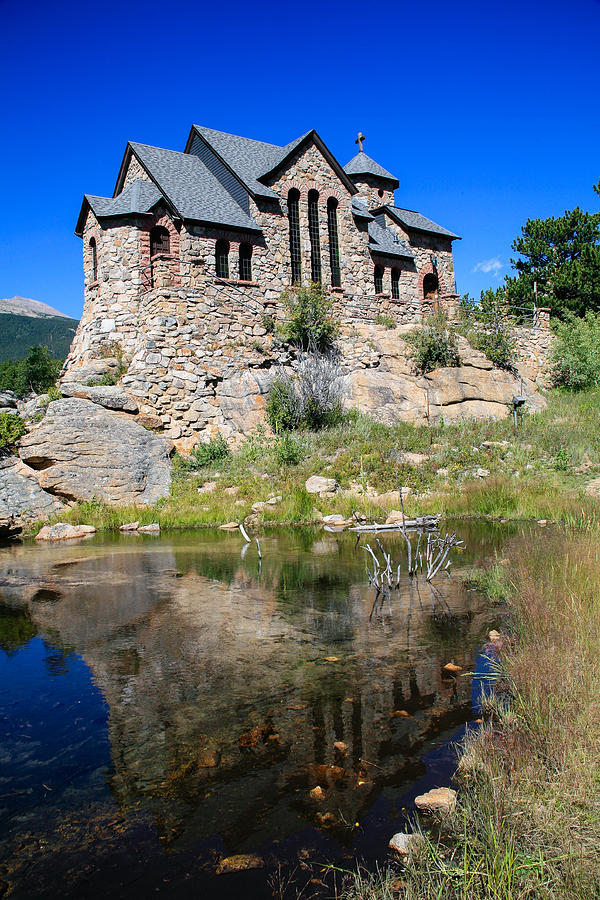 Chapel On The Rock Photograph - Divine Reflection by Paul Moore