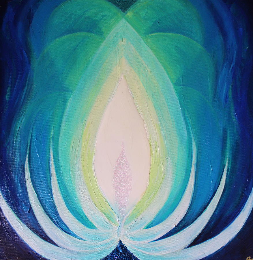 Divine Source - Intuition  Painting by Alex Florschutz